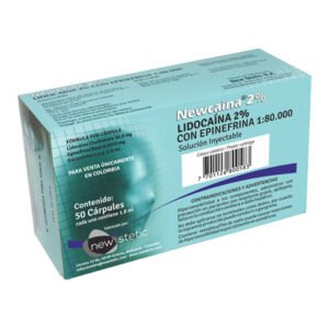 ANESTESIA NEWCAINA LIDOCAINA 2% PLASTICO CJ X 50